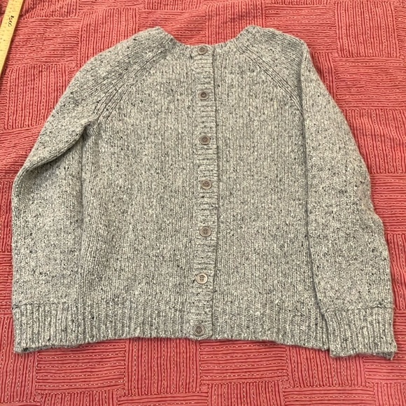Kenar wool blend heather Gray Crew Neck Sweater - Picture 10 of 15